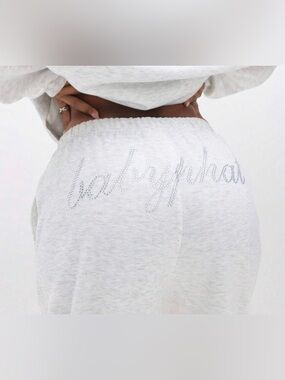 BABYPHAT Flared grey sweatpants